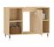 Armoire Salle De Bain Chêne Sonoma 80x33x60cm Bois Contreplaqué