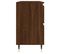 Armoire Salle De Bain Chêne Marron 80x33x60cm Bois Contreplaqué