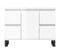 Armoire De Salle De Bain Blanc Brillant 80x33x60 Cm