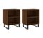 Tables De Chevet 2pcs Chêne Marron 40x30x50cm Bois Contreplaqué