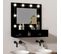 Miroir Avec LED Noir 60x31,5x62 Cm