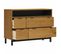 Commode Flam 110x40x80 Cm Bois De Pin Massif