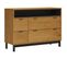 Commode Flam 110x40x80 Cm Bois De Pin Massif