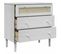 Commode Senja Aspect De Rotin Blanc Bois De Pin Solide