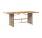 Table De Jardin Avec Dessus En Bois D'acacia Beige 190x80x74 Cm