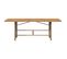 Table De Jardin Avec Dessus En Bois D'acacia Beige 190x80x74 Cm