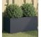 Jardinière Anthracite 62x30x29 Cm Acier Laminé à Froid