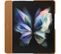 Samsung Z Fold3 - Etui En Cuir Avec Rabat - Marron Clair