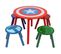 Ensemble Table Et 4 Tabourets - Logo Captain America - Marvel Avengers