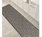 Tapis de couloir moderne LOBBY - Gris Anthracite - 66x240 cm