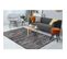 Tapis De Salon Vialek En Polyester - Gris - 160x230 Cm