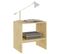 Table De Chevet, Table De Nuit, Meuble De Rangement 40x30,5x40 Cm Bois De Pin Massif