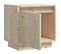 Table De Chevet, Table De Nuit, Meuble De Rangement 40x30x40 Cm Bois De Pin Solide