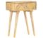 Table De Chevet, Table De Nuit, Meuble De Rangement 43 X 30 X 58 Cm Bois De Manguier Massif