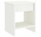 Table De Chevet Table De Nuit Meuble De Rangement Blanc 35x30x40 Cm Bois De Pin Massif