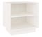 Table De Chevet Table De Nuit Meuble De Rangement Blanc 40x34x40 Cm Bois De Pin Solide