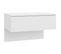 Table De Chevet Murale - Table De Nuit Blanc Brillant