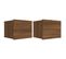 Lot De 2 Tables De Chevet - Tables De Nuit Chêne Marron 40x30x30cm Bois D'ingénierie