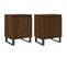 Lot De 2 Tables De Chevet - Tables De Nuit Chêne Marron 40x30x50cm Bois D'ingénierie