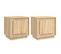 Lot De 2 Tables De Chevet - Tables De Nuit Chêne Sonoma 44x35x45cm Bois D'ingénierie