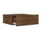 Lot De 2 Tables De Chevet Murales - Tables De Nuit Flottantes Chêne Marron 40x30x15 Cm