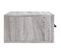 Lot De 2 Tables De Chevet Murales - Tables De Nuit Sonoma Gris 35x35x20 Cm