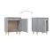 Lot De 2 Tables De Chevet En Bois Tables De Nuit Sonoma Gris 40x30x50 Cm