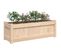 Jardinière - Bac à Fleurs - Pot De Fleurs D'extérieur 90x31x31 Cm Bois De Pin Massif