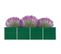 Jardinière - Bac à Fleurs - Pot De Fleurs 320x40x77 Cm Acier Galvanisé Vert