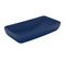 Vasque à Poser Pour Salle De Bain Rectangulaire Bleu Foncé Mat 71x38 Cm Céramique