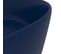 Vasque à Poser Rond Bleu Foncé Mat 40x15 Cm Céramique