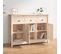 Buffet - Bahut - Meuble De Rangement 100x35x74 Cm Bois Massif De Pin