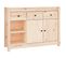 Buffet - Bahut - Meuble De Rangement 100x35x74 Cm Bois Massif De Pin