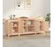 Buffet - Bahut - Meuble De Rangement 164x37x68 Cm Bois Massif De Pin