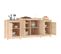 Buffet - Bahut - Meuble De Rangement 164x37x68 Cm Bois Massif De Pin