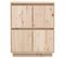 Buffet - Bahut - Meuble De Rangement 60x34x75 Cm Bois Massif De Pin