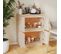 Buffet - Bahut - Meuble De Rangement 60x34x75 Cm Bois Massif De Pin