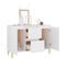 Buffet - Bahut - Meuble De Rangement Blanc 101x35x70 Cm Bois D'ingénierie