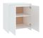 Buffet - Bahut - Meuble De Rangement Blanc 70x41x75 Cm Bois D'ingénierie