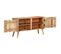 Buffet - Bahut - Meuble De Rangement Bois De Manguier Massif 110x30x60 Cm