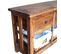 Buffet - Bahut - Meuble De Rangement Bois De Récupération Massif 100x30x50 Cm