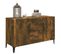 Buffet - Bahut - Meuble De Rangement Chêne Fumé 100x36x60 Cm Bois D'ingénierie