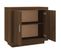 Buffet - Bahut - Meuble De Rangement Chêne Marron 80x40x75 Cm Bois D'ingénierie