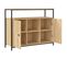 Buffet - Bahut - Meuble De Rangement Chêne Sonoma 100x35x80 Cm Bois D'ingénierie