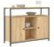 Buffet - Bahut - Meuble De Rangement Chêne Sonoma 100x35x80 Cm Bois D'ingénierie