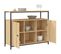 Buffet - Bahut - Meuble De Rangement Chêne Sonoma 100x35x80 Cm Bois D'ingénierie