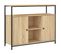 Buffet - Bahut - Meuble De Rangement Chêne Sonoma 100x35x80 Cm Bois D'ingénierie