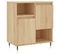 Buffet - Bahut - Meuble De Rangement Chêne Sonoma 60x35x70 Cm Bois D'ingénierie