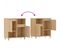 Buffet - Bahut - Meuble De Rangement Chêne Sonoma 60x35x70 Cm Bois D'ingénierie