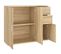 Buffet - Bahut - Meuble De Rangement Chêne Sonoma 91x29,5x75 Cm Bois D'ingénierie